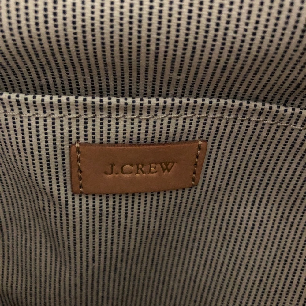 J. Crew Blue and Tan Backpack - Picture 7 of 8